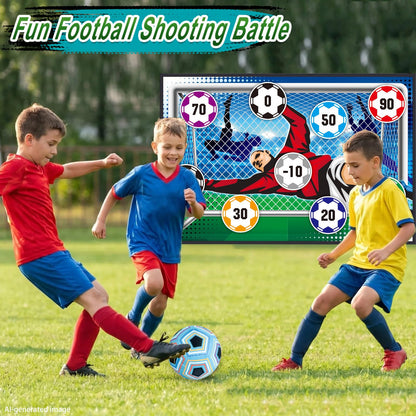 Kids Indoor & Outdoor Soccer Toss Game Set with Balls | Sports Toy Gifts for Boys Girls Ages 3–12