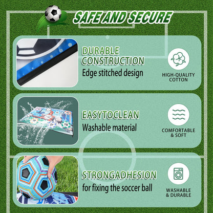 Kids Indoor & Outdoor Soccer Toss Game Set with Balls | Sports Toy Gifts for Boys Girls Ages 3–12